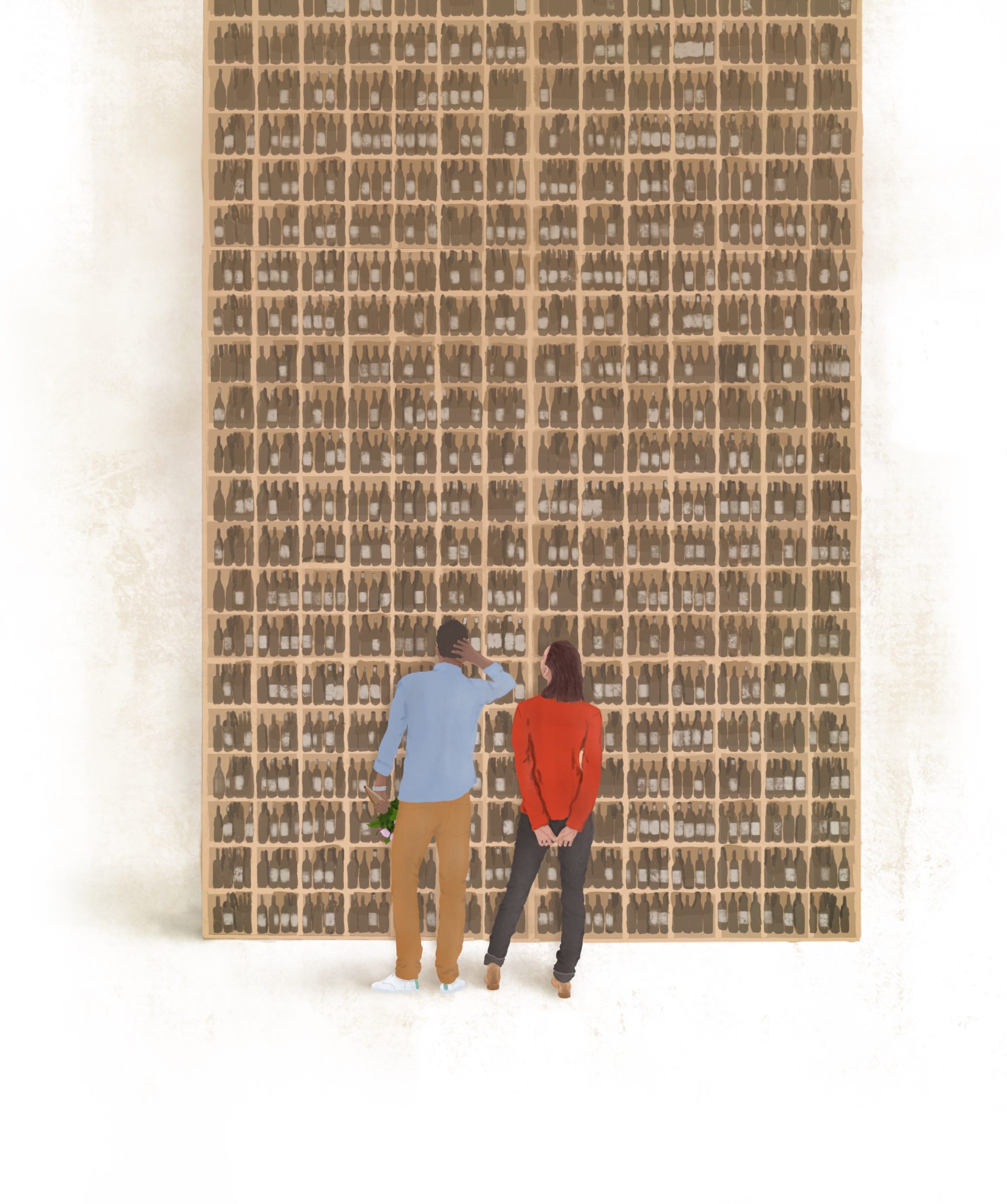 Wine Wall Illustration